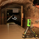 A researcher from Nagoya University at work. This muon detector was positioned within the Queen’s Chamber. (Image: ScanPyramids Mission)